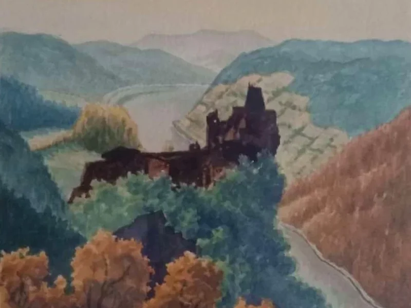 1871-Rudolf Czapek - Rovine di Aggstein